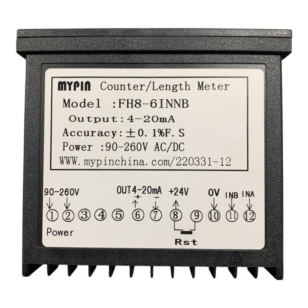 Contador de comprimento FH8-61NNB 4-20mA - Imagem 2