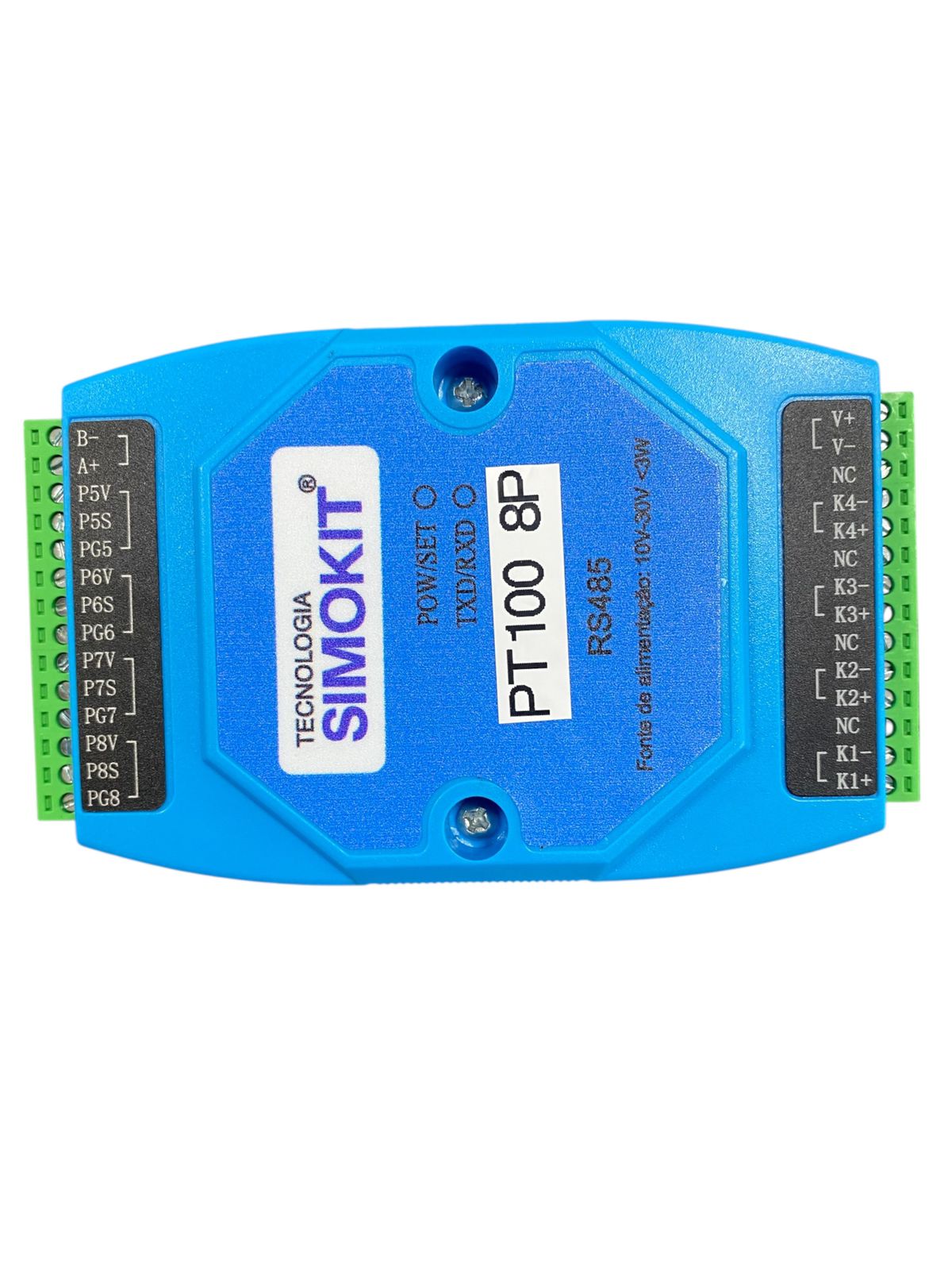 Módulo I/o Rs485 Modbus Rtu 8 Entradas Pt100 - Imagem 4