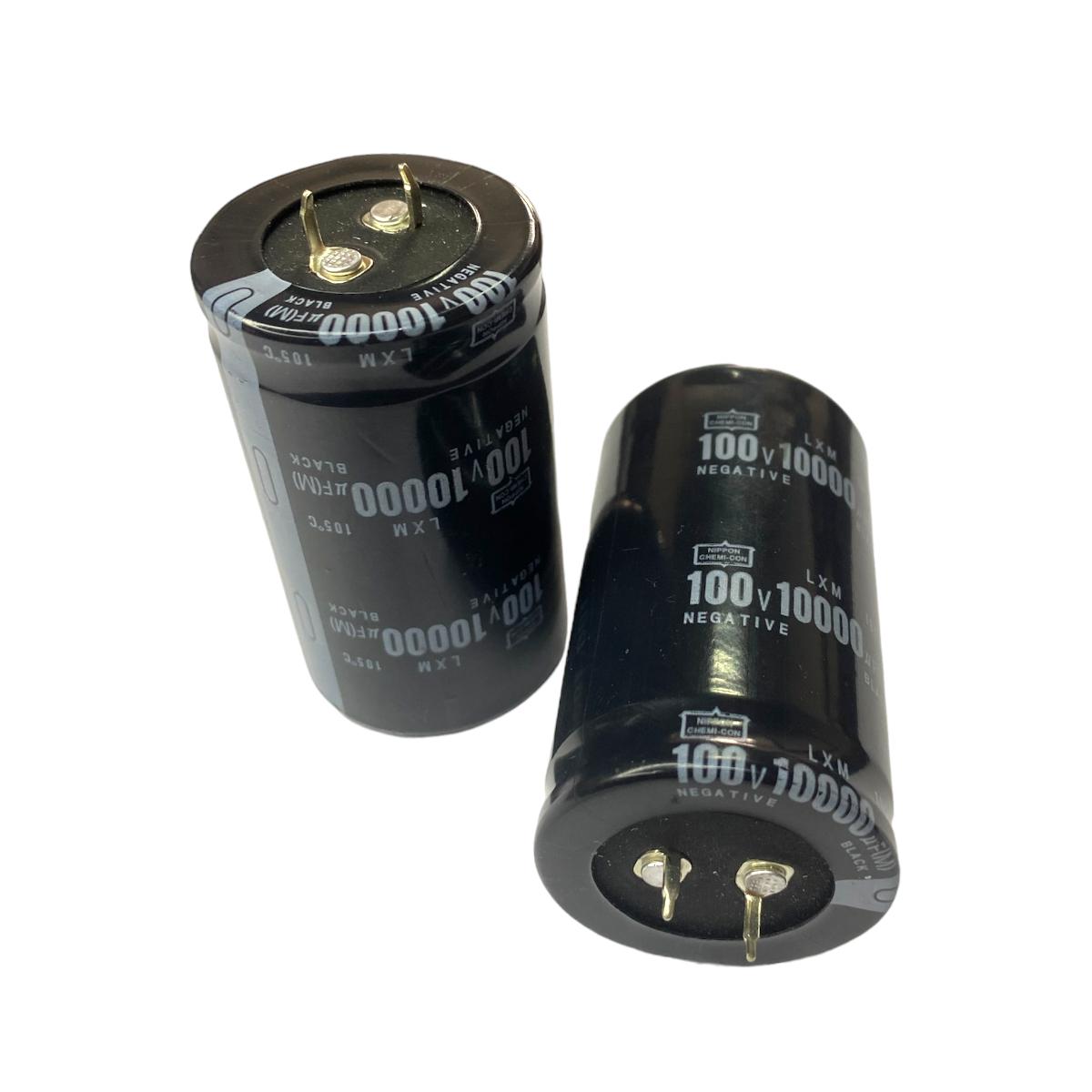 Capacitor Eletrolítico 10000uf 100v 35x50mm - Imagem 2