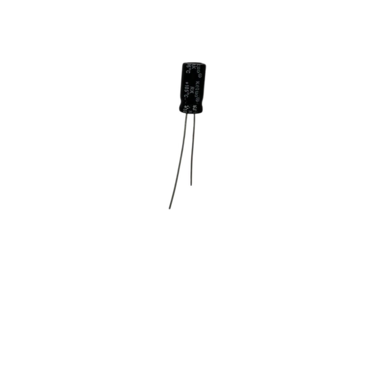 Capacitor Eletrolítico 25v 100uf 12x5mm - Imagem 4