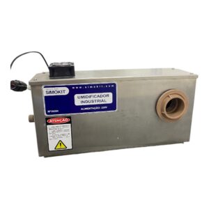 Umidificador Industrial 0,5kg/hora Pequeno c/ saída lateral DN50 em Inox