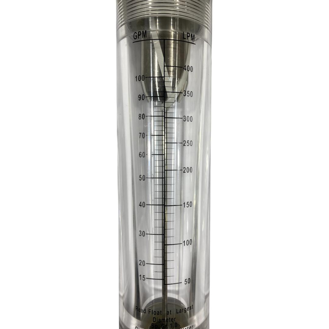 ROTAMETRO AGUA 50-400 LPM LZM DN40 - Imagem 2