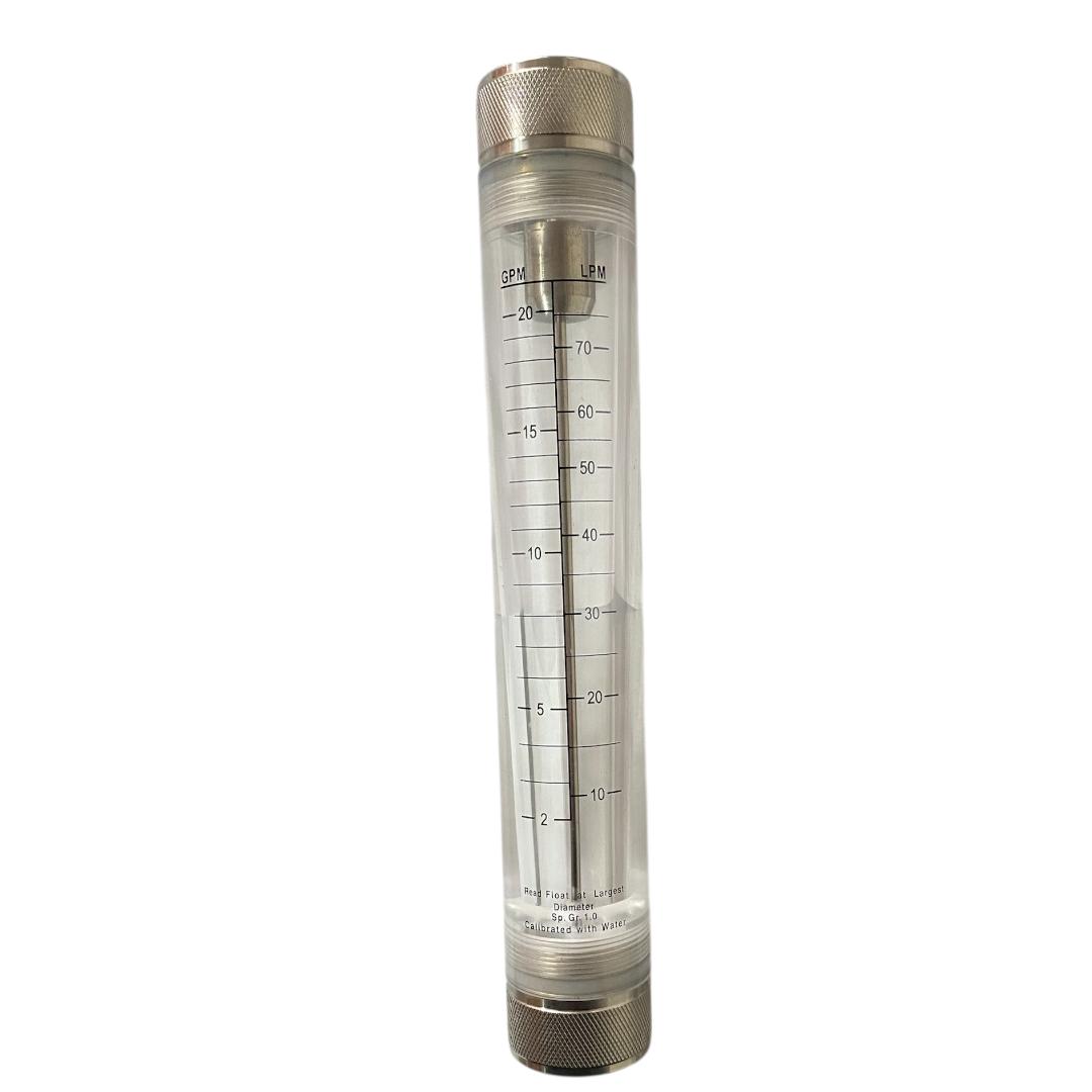ROTAMETRO AGUA 10-70 LPM LZM DN25