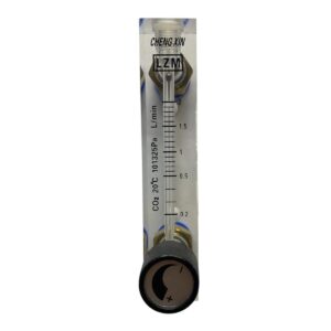 Rotâmetro painel Co2 1/4 0.2~ 2 LPM C/ Válvula