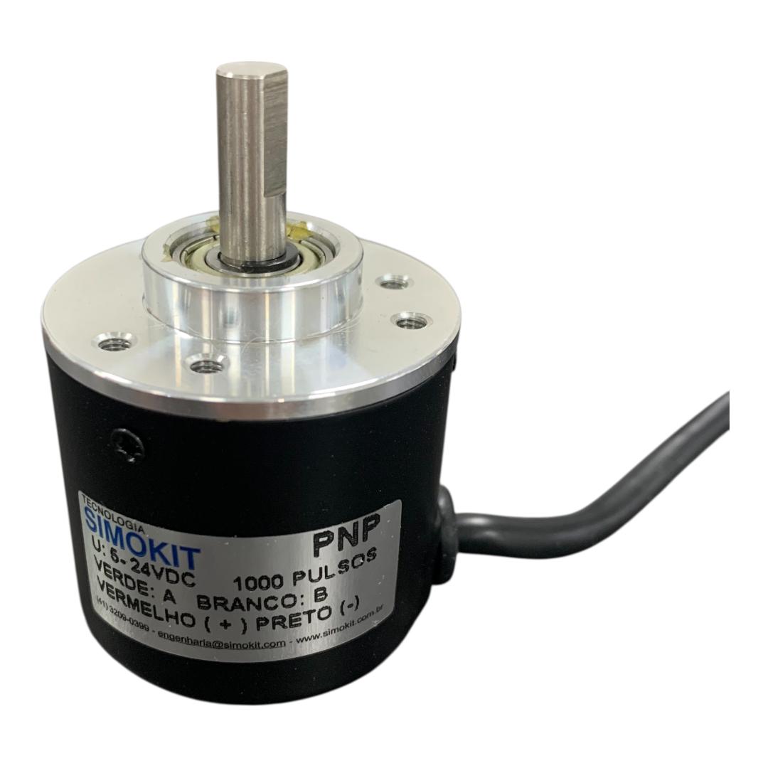 Encoder 1000 Pulsos PNP Eixo 6mm 5-24v - SIMOKIT - Imagem 2
