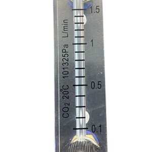 Rotâmetro Painel Co2 1/4 0.1-1.5lpm C/ Válvula