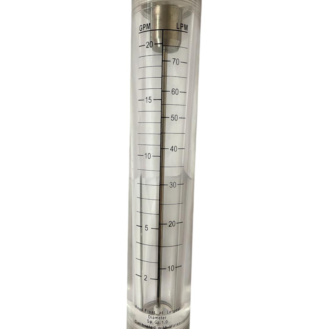 ROTAMETRO AGUA 10-70 LPM LZM DN25 - Imagem 2