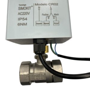 Válvula Esfera Reta Inox DN25 CR02 220V