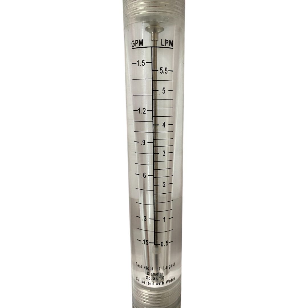 ROTAMETRO AGUA 05-5,5 LPM LZM DN15 - Imagem 2