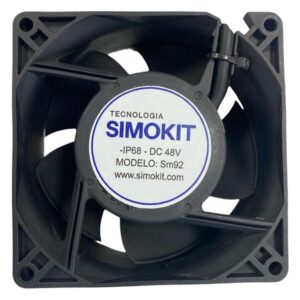 Ventilador Cooler IP68 48VDC 92x38mm Alta Rotação