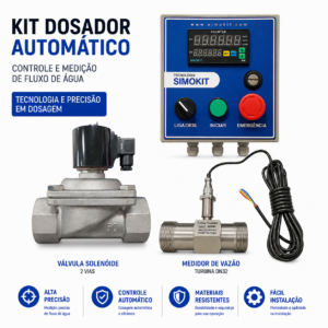 Dosador de Água Inox Alta Precisão 1-1/4" VINOX