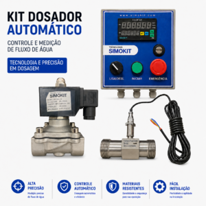 Dosador de água inox Alta Precisão 3/4" VINOX
