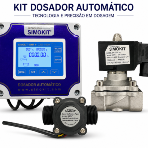 Dosador Água Automático Digital  3/4" DMF VINOX