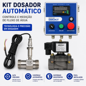 Dosador de Água Inox Alta Precisão 1" VPE