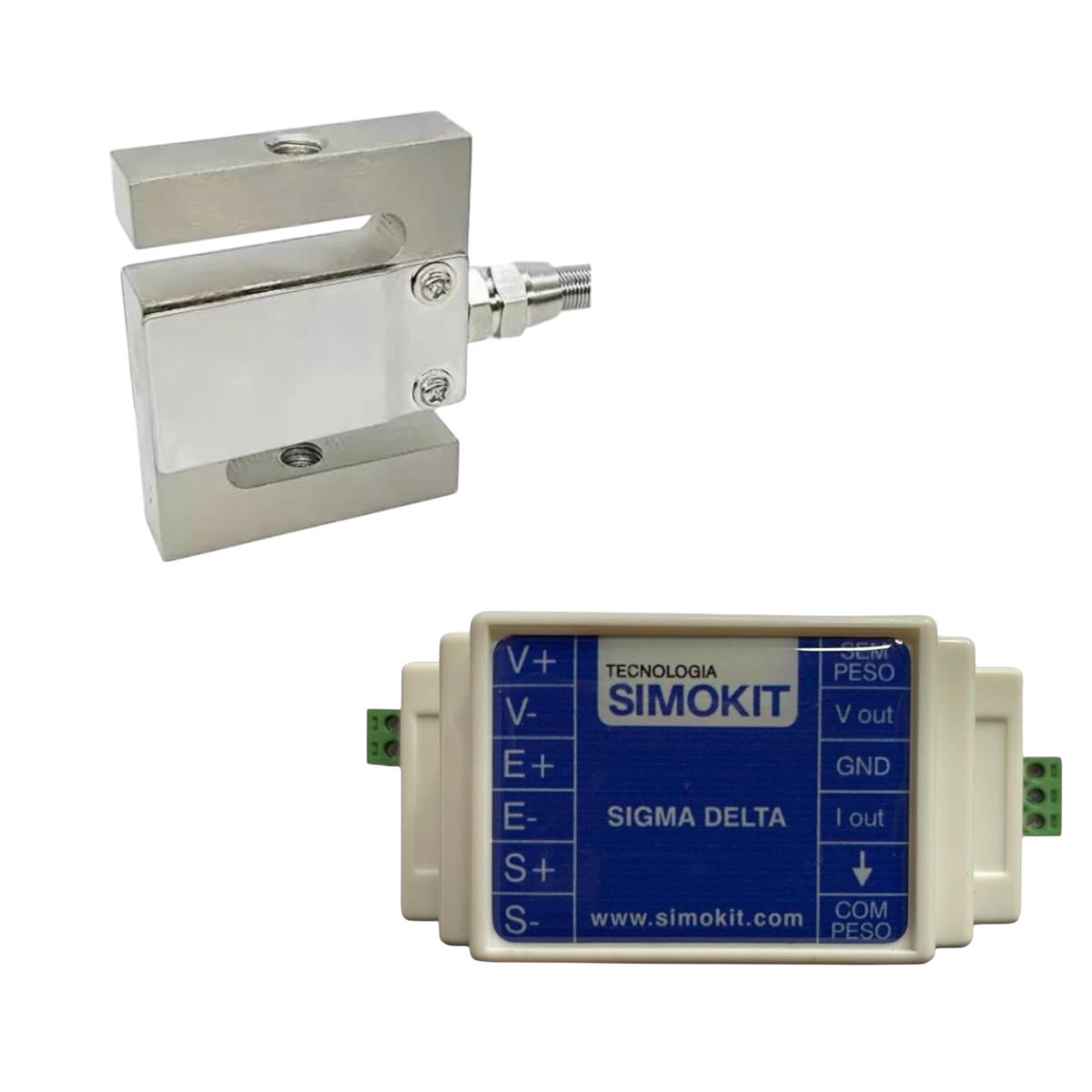 Célula De Carga Tipo S 20kg + Conversor Sigma Delta Simokit