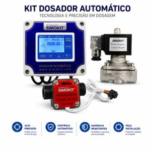 Dosador ADITIVO Automático Digital 1/2" DMF VINOX