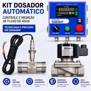 Dosador de Água Inox Alta Precisão 1-1/2" VINOX