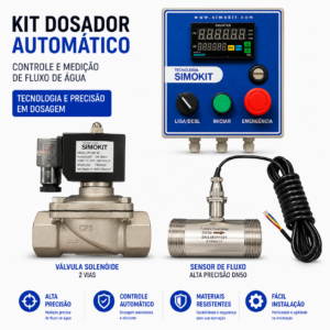 Dosador de Água Inox Alta Precisão 2" VINOX