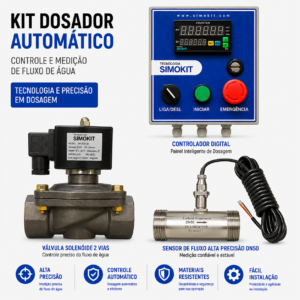 Dosador de Água Inox Alta Precisão 2" VPE