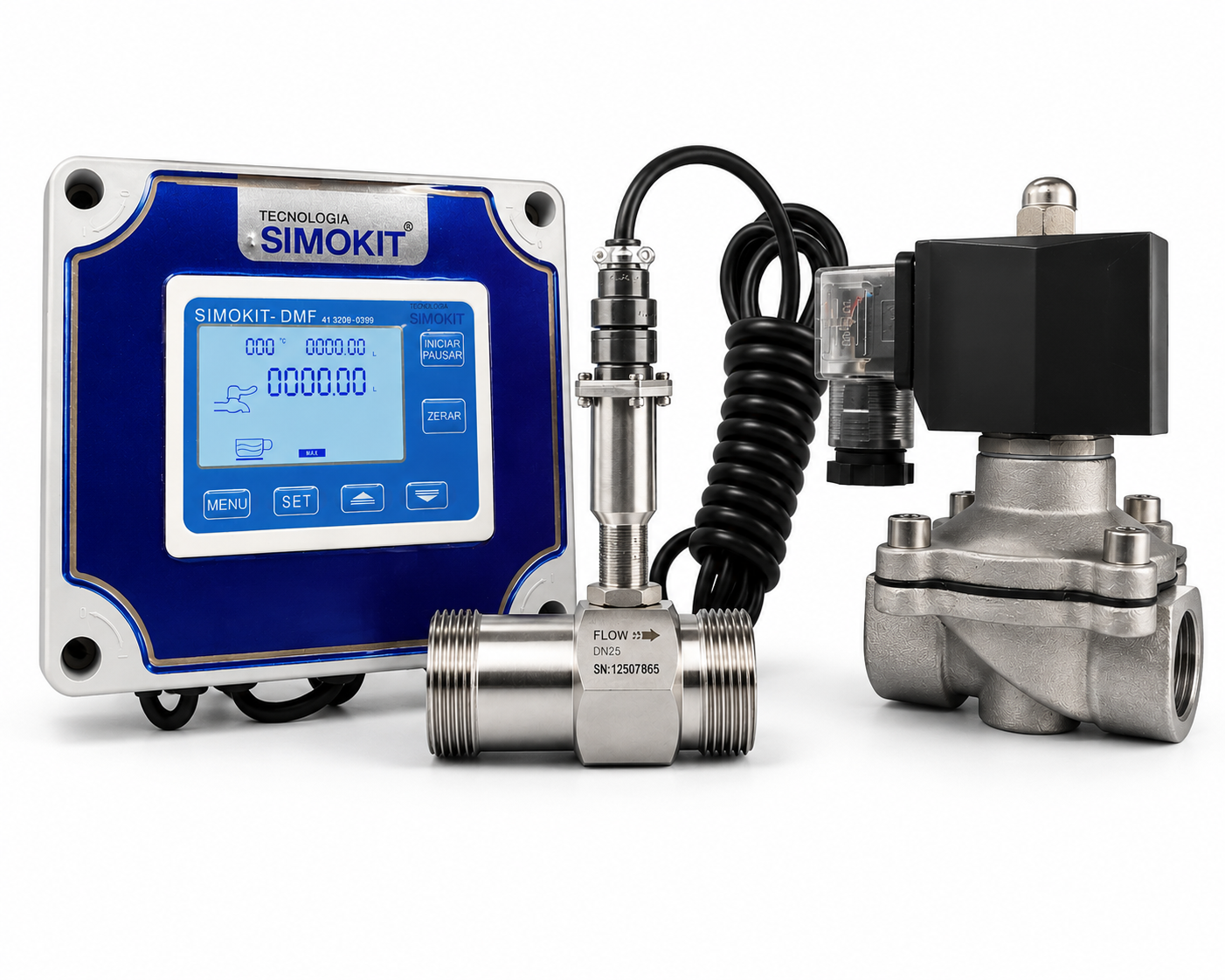 Dosador ALTA PRECISÃO Automático 1/2" DMF VINOX