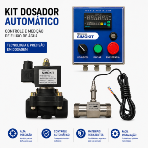 Dosador de Água Inox Alta Precisão 3/4" VPE