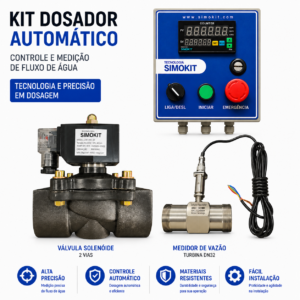 Dosador de Água Inox Alta Precisão 1-1/4" VPE