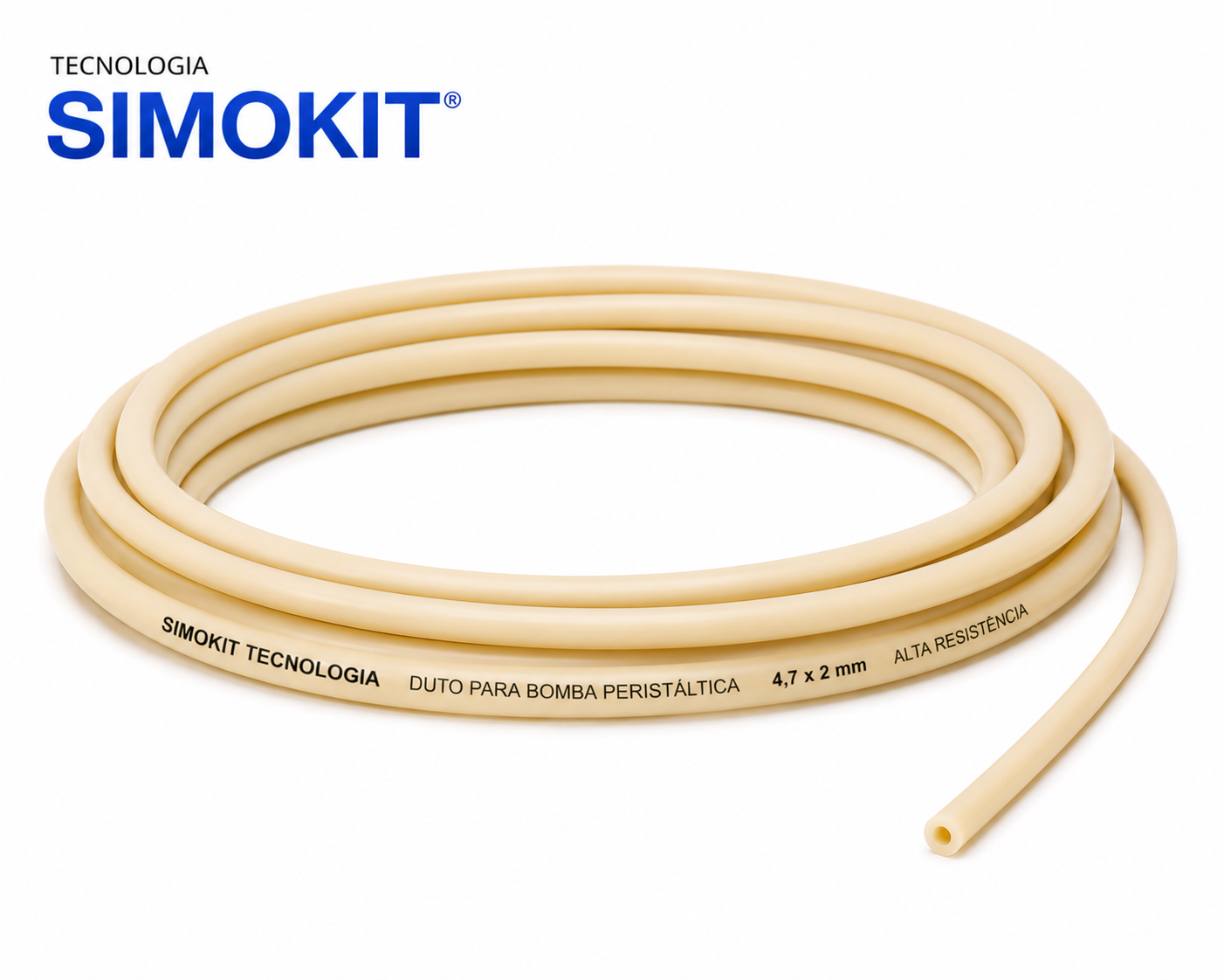 Tubo Duto Bomba Peristáltico Alta Resistência 4.7/2 mm -10cm