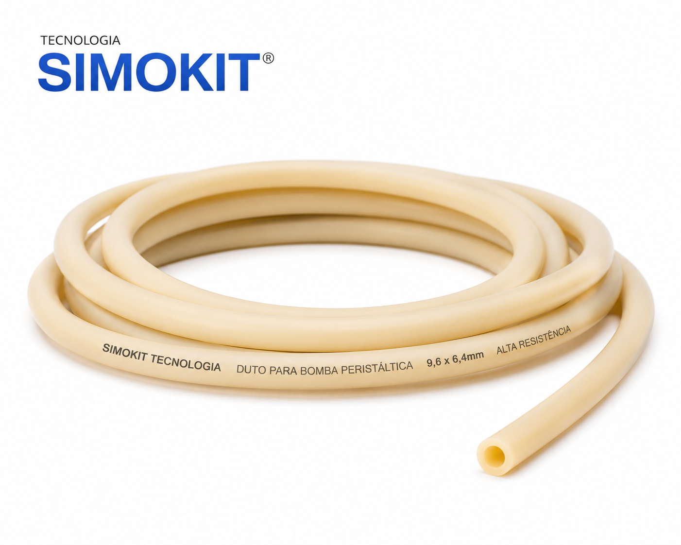 Tubo Duto Bomba Peristáltico Alta Resistência 9,6/6,4mm - 20cm