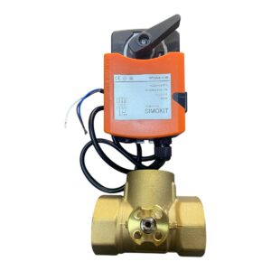 Válvula Esfera Reta latão  3 vias DN40 ON/OFF 220V - WVA4- 106