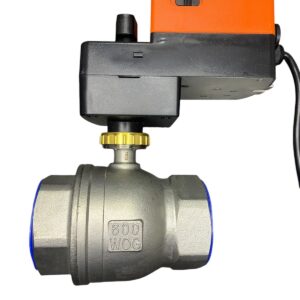 Válvula Esfera Reta Inox Dn50 ON/OFF 220V - WVA4- 106