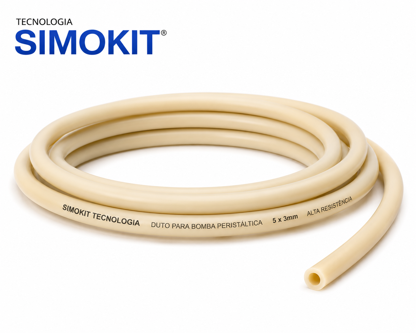 Tubo Duto Bomba Peristáltico Alta Resistência 5/ 3mm - 52cm