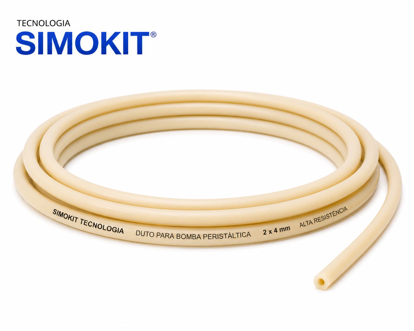 Tubo Duto Bomba Peristáltico Alta Resistência 2/ 4mm -10cm