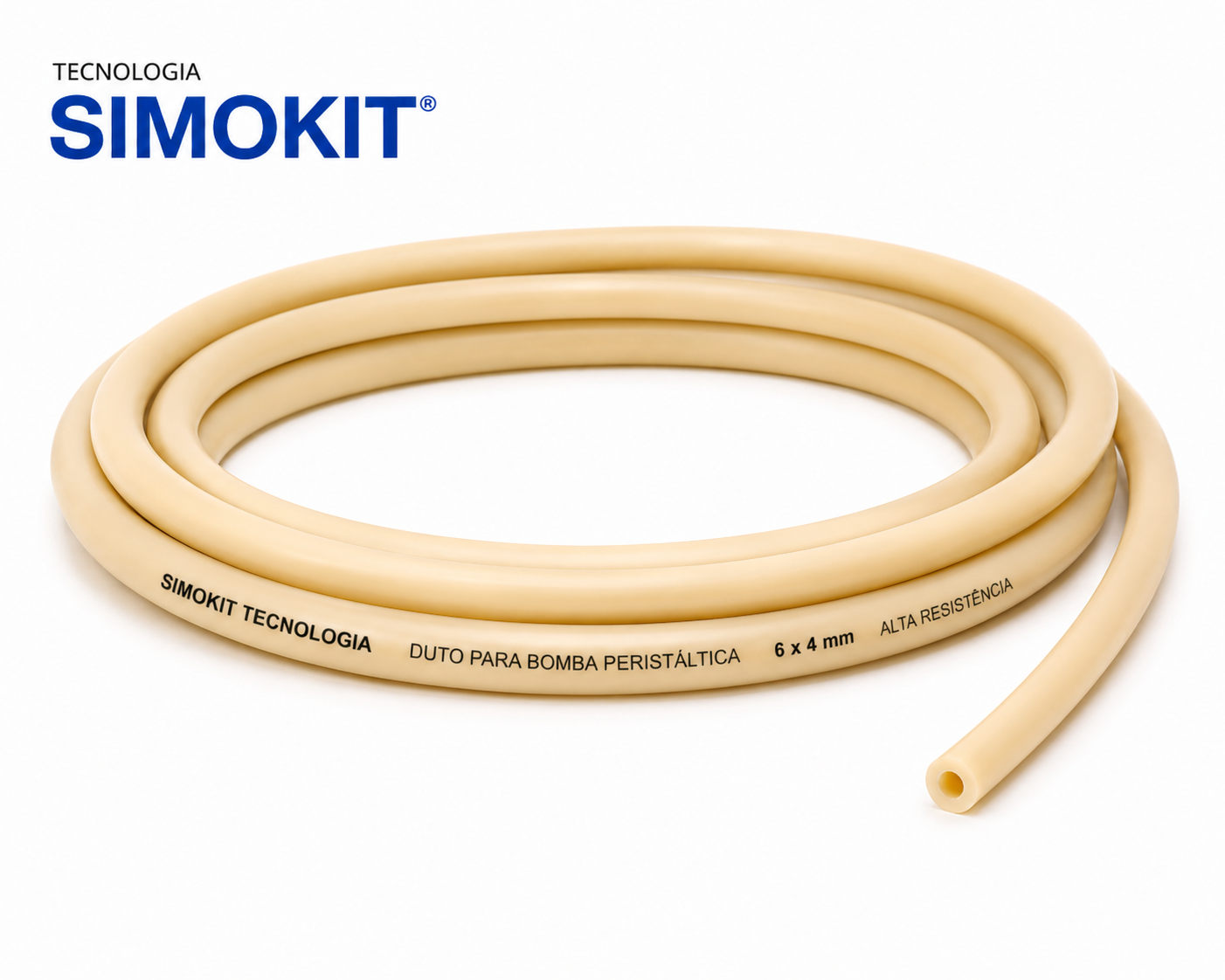 Tubo Duto Bomba Peristáltico Alta Resistência 6/4mm - 2mt
