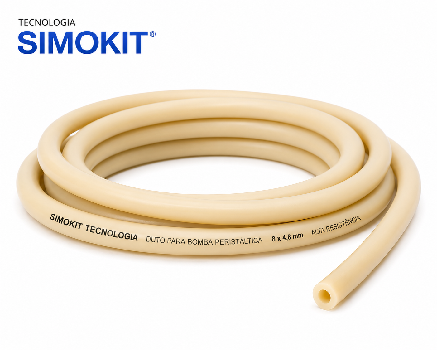 Tubo Duto Bomba Peristáltico Alta Resistência 8/4,8mm - 10cm