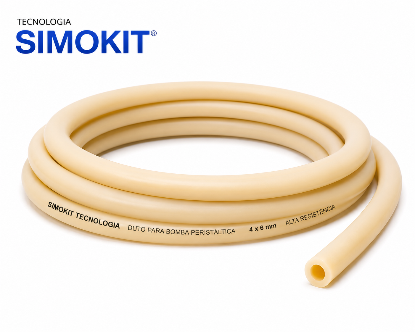 Tubo Duto Bomba Peristáltico Alta Resistência 4/6mm - 10cm