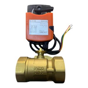 Válvula Esfera Reta Latão DN50 24V - WVA4-206