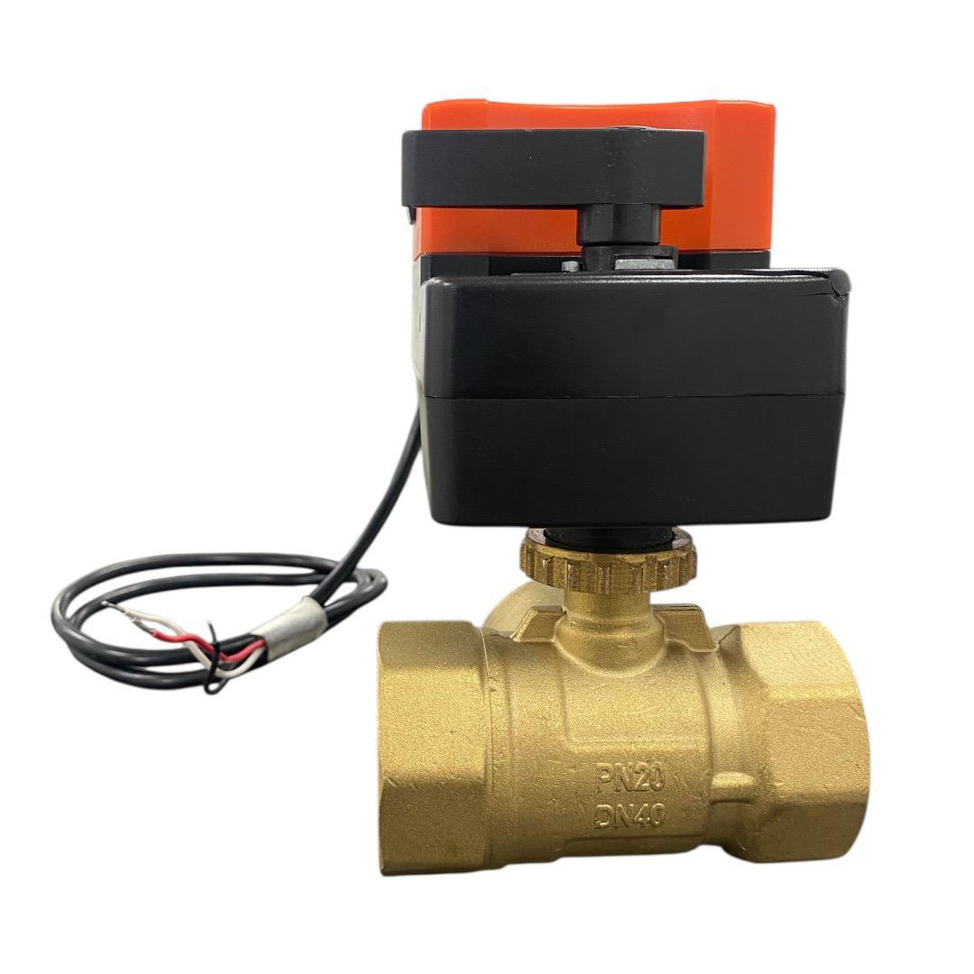 Válvula Esfera 3 Vias Latão DN40 24V - WVA4-206