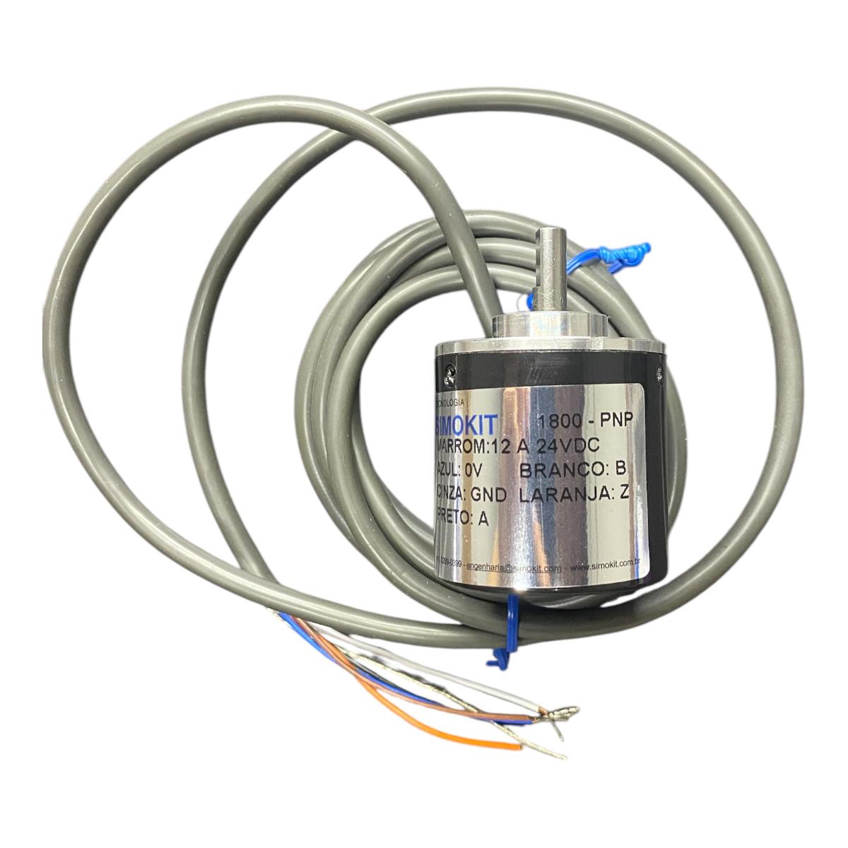 Encoder Incremental 1800 P/r Omron 12/24 Volts PNP E6B2-CWZ5B - Imagem 2