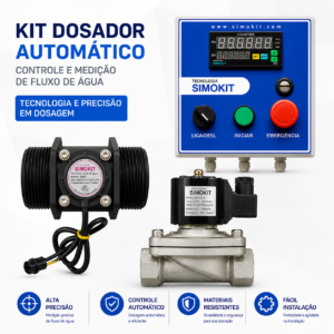 Dosador Água Automático Digital 2" VINOX