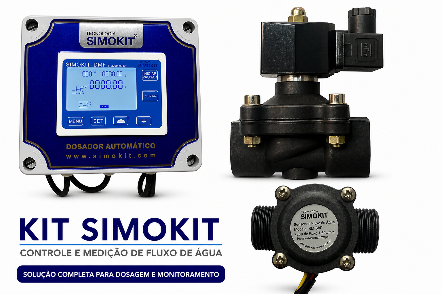 Dosador Água Automático Digital 3/4" DMF VPE