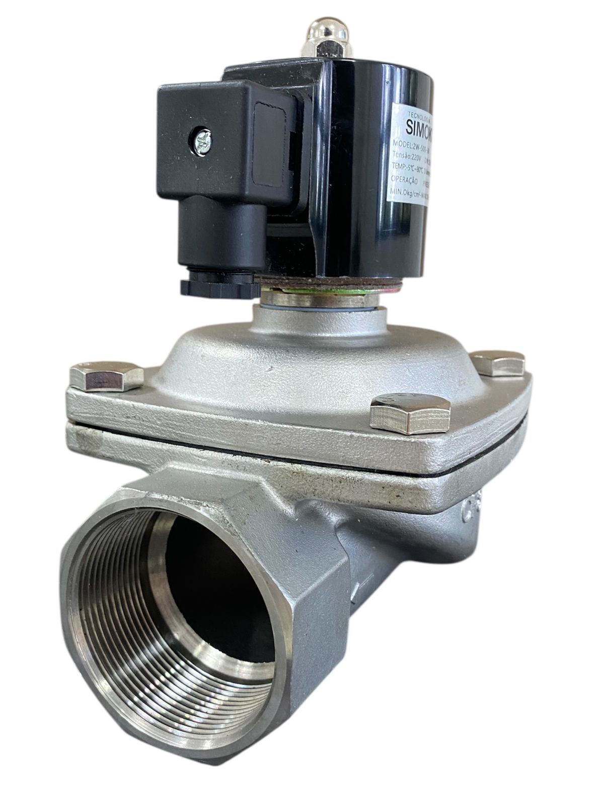 Válvula Solenoide NF Inox DN50 24V - Imagem 3