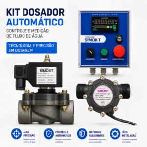 Dosador Água Automático Digital 1" VPE