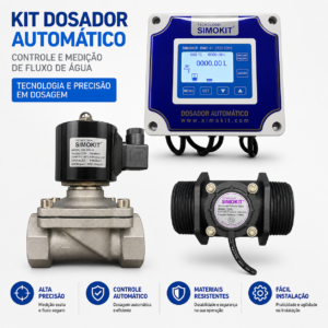 Dosador Água Automático Digital 1-1/2" DMF VINOX