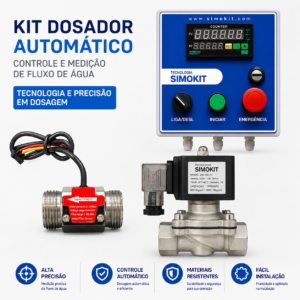 Dosador Água Automático Digital 1/2" SIH VINOX