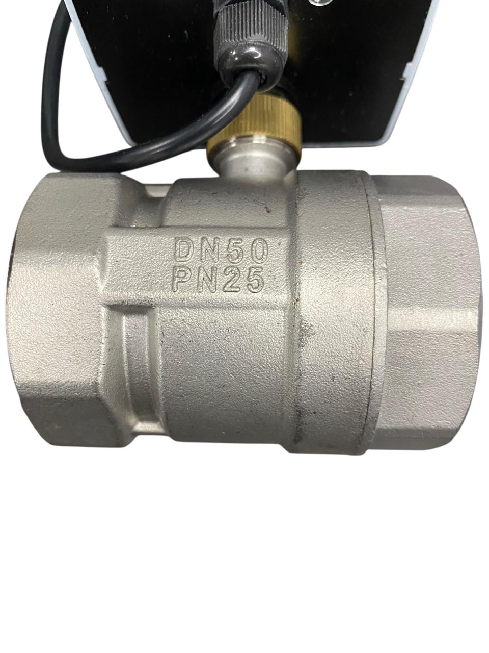Válvula Esfera Reta Inox DN50 CR02 220V - Imagem 2