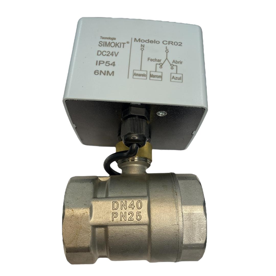 Válvula Esfera Reta Inox DN40 CR02 24V - Imagem 4