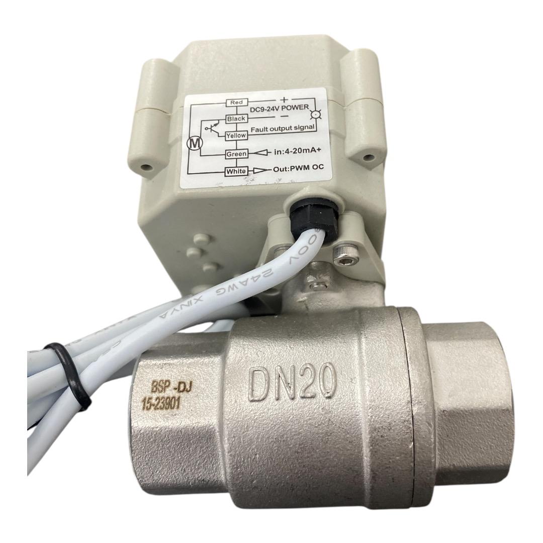 Válvula Esfera Reta Inox DN20 Proporcional 4-20mA - Imagem 4