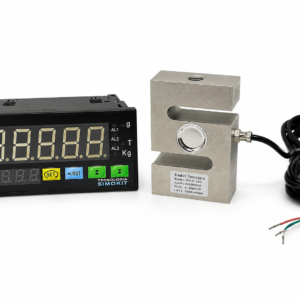 Kit CLP indicador de peso 2 reles + Célula de carga Tipo S 5T