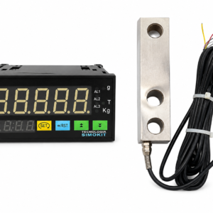 Kit CLP indicador de peso 2 reles + Célula de carga Tipo I 5T