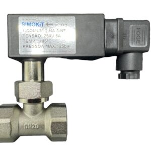 Chave De Fluxo Aço Inox DN20